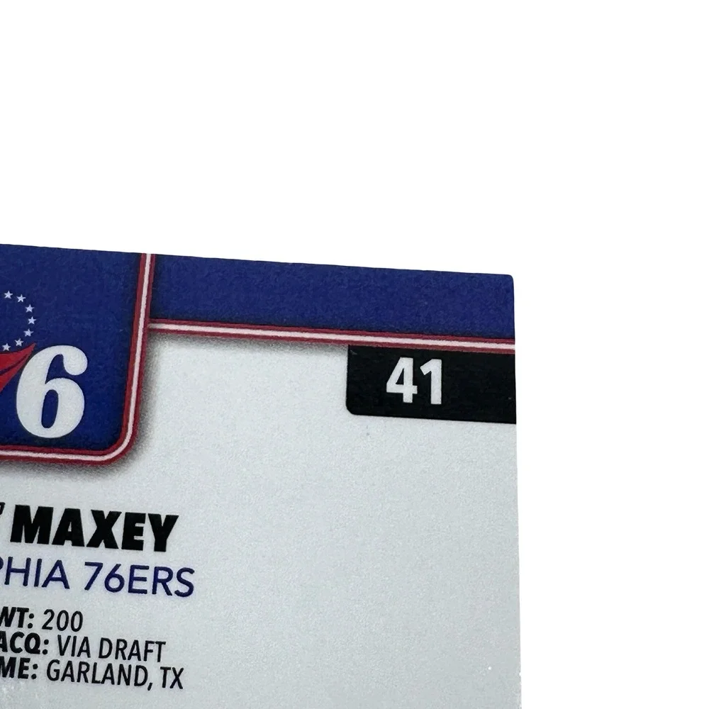2024-25 Topps Chrome Update Tyrese Maxey Philadelphia 76ers #41 Prism Refractor